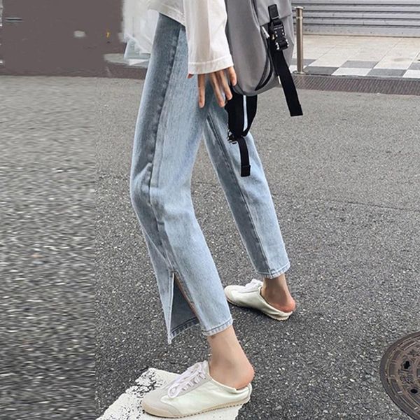 pregnant womens jeans tide mom's wear fashionable trousers loose-cut nine-legged pants spring and autumn 2021, White
pregnant womens jeans tide mom's wear fashionable trousers loose-cut nine-legged pants spring and autumn 2021, White