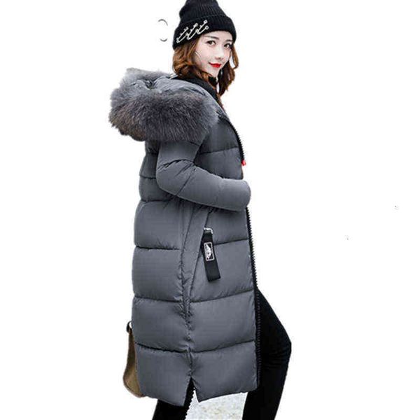 autumn and winter korean slim fitting cotton padded clothes women's middle long fashion big hair collar thickened down, Black;white
autumn and winter korean slim fitting cotton padded clothes women's middle long fashion big hair collar thickened down, Black;white