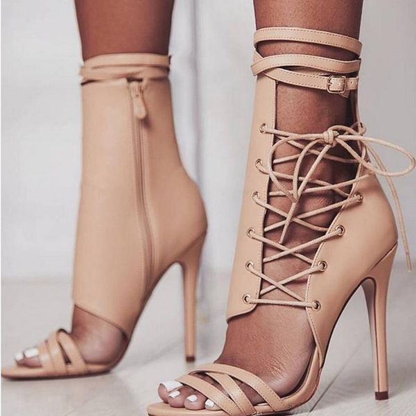 sandals roman buckle strap shoes women gladiator lace up peep toe high heels 11.5cm woman ankle boots black aprict
sandals roman buckle strap shoes women gladiator lace up peep toe high heels 11.5cm woman ankle boots black aprict
