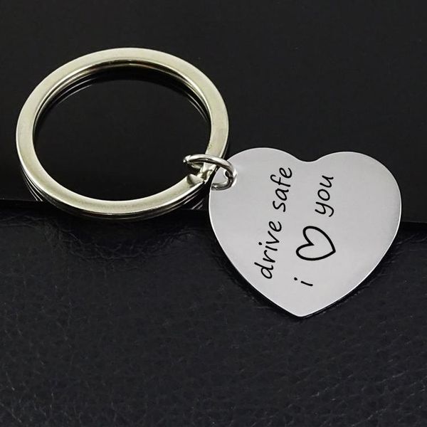 keychains stainless steel keyring jewelry drive safe i love you heart keychain gift for men and women drop yp4200, Silver
keychains stainless steel keyring jewelry drive safe i love you heart keychain gift for men and women drop yp4200, Silver