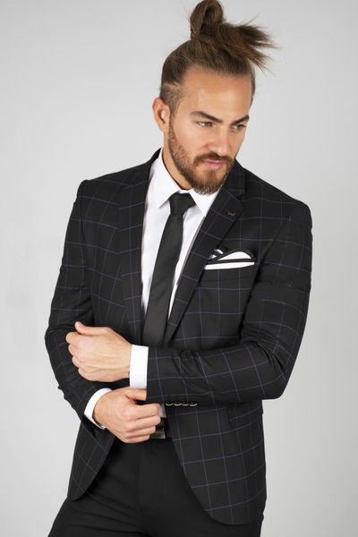 Black Male Luxury Blazer Coat Suit Jacket Tight-fitting Mould Patterned Fabric Four Seasons Daily Groom Wedding Business 2001637 D41c, White;black
Black Male Luxury Blazer Coat Suit Jacket Tight-fitting Mould Patterned Fabric Four Seasons Daily Groom Wedding Business 2001637 D41c, White;black