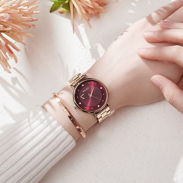 floating minute hand julius women's watch japan mov't hours elegant fashion clock stainless steel bracelet girls' gift box, Slivery;brown
floating minute hand julius women's watch japan mov't hours elegant fashion clock stainless steel bracelet girls' gift box, Slivery;brown
