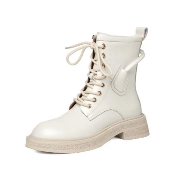 New Women Short Boots Genuine Leather Lace Up Women Shoes Fashion Winter Autumn Ankle Boots Women Footwear Size 34-39, Beige
New Women Short Boots Genuine Leather Lace Up Women Shoes Fashion Winter Autumn Ankle Boots Women Footwear Size 34-39, Beige