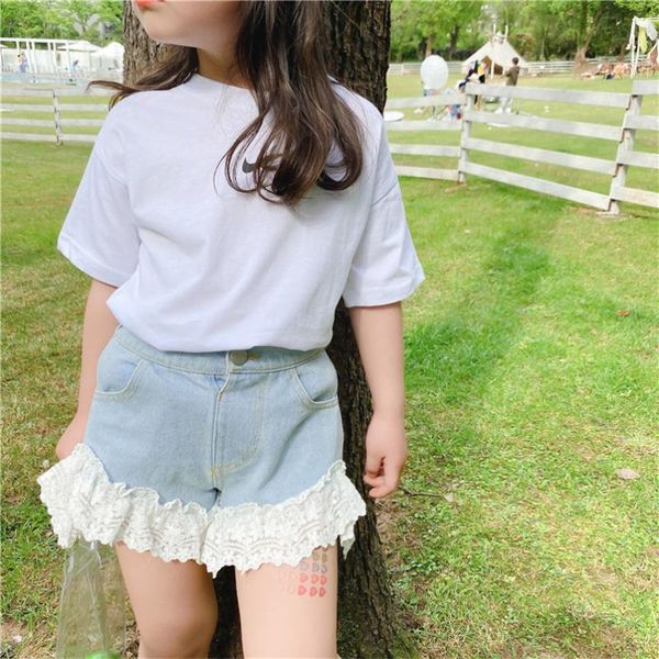 shorts summer baby girl kids short lace jeans pants fashion denim patchwork for girls bottom clothes 2 to 8 years, Black
shorts summer baby girl kids short lace jeans pants fashion denim patchwork for girls bottom clothes 2 to 8 years, Black