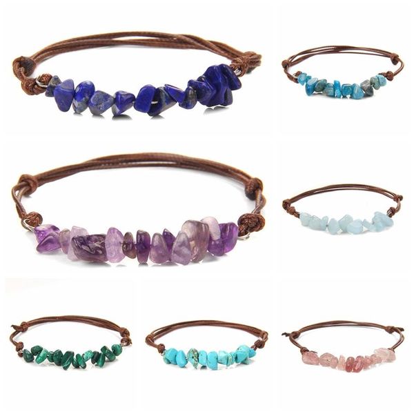 beaded, strands irregular natural crystals chakras stone bracelet adjustable lapis lazuli amethysts chips beads bracelets jewelry for women, Black
beaded, strands irregular natural crystals chakras stone bracelet adjustable lapis lazuli amethysts chips beads bracelets jewelry for women, Black
