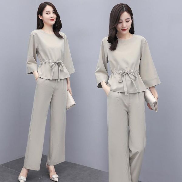 women's two piece pants 2021 casual clothing loose 2 set spring slim year-old female costume 2xl plus size business suit, White
women's two piece pants 2021 casual clothing loose 2 set spring slim year-old female costume 2xl plus size business suit, White