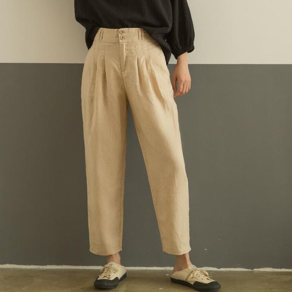 women's pants & capris johnature casual solid color linen ankle-length for women loose japanese high waist button zipper 2021 summer, Black;white
women's pants & capris johnature casual solid color linen ankle-length for women loose japanese high waist button zipper 2021 summer, Black;white