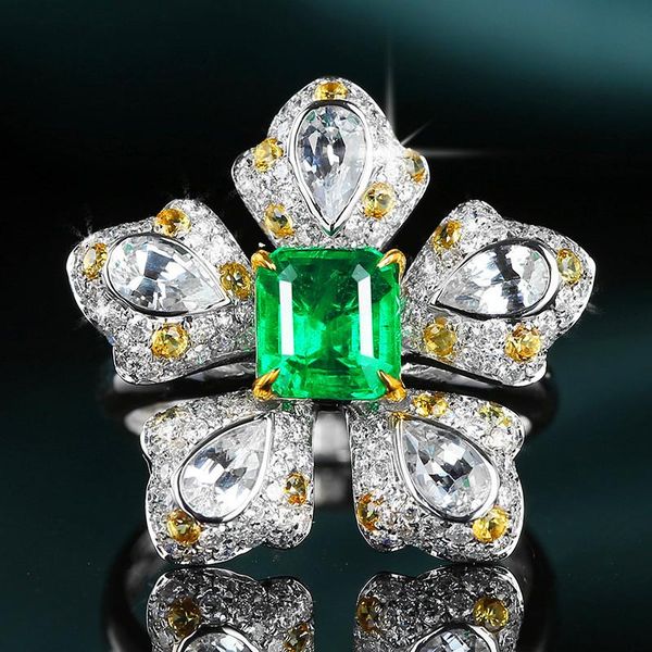 wedding rings luxury female crystal flower big ring dainty silver color engagement vintage blue green zircon open for women, Slivery;golden
wedding rings luxury female crystal flower big ring dainty silver color engagement vintage blue green zircon open for women, Slivery;golden