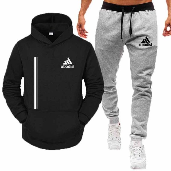 men's tracksuits autumn and winter warm hoodie set, lovers fashion letter printed fleece combination set, Gray
men's tracksuits autumn and winter warm hoodie set, lovers fashion letter printed fleece combination set, Gray