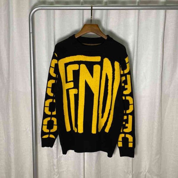 chaopai f station letter jacquard knitted pullover 2021 autumn winter new fashion loose thin, versatile for men and women, White;black
chaopai f station letter jacquard knitted pullover 2021 autumn winter new fashion loose thin, versatile for men and women, White;black