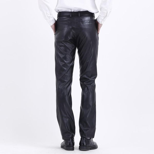 summer mens business slim fit stretchy black faux leather pants male elastic tight trousers pu leather shinny pencil pants for man
summer mens business slim fit stretchy black faux leather pants male elastic tight trousers pu leather shinny pencil pants for man