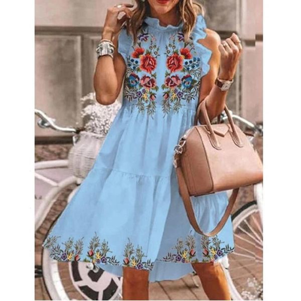 casual dresses flying sleeve dress ruffle floral women summer 2021 woman party elegant bodycon clothing, Black;gray
casual dresses flying sleeve dress ruffle floral women summer 2021 woman party elegant bodycon clothing, Black;gray