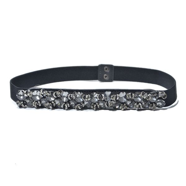 new women's crystal belt, fashionable and versatile, diamond inlaid decoration, elastic waist seal, Black;brown
new women's crystal belt, fashionable and versatile, diamond inlaid decoration, elastic waist seal, Black;brown