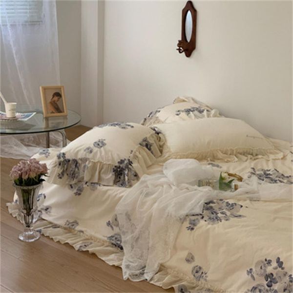 bedding sets simple floral full size for girls premium 100%cotton vintage duvet cover bed sheet pillow shams french country ruffles 4p
bedding sets simple floral full size for girls premium 100%cotton vintage duvet cover bed sheet pillow shams french country ruffles 4p
