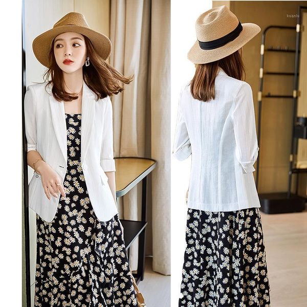 women's suits & blazers women half sleeve blazer single pieces with sleeveless dress casual ladies jacket outer wear for summer, White;black
women's suits & blazers women half sleeve blazer single pieces with sleeveless dress casual ladies jacket outer wear for summer, White;black