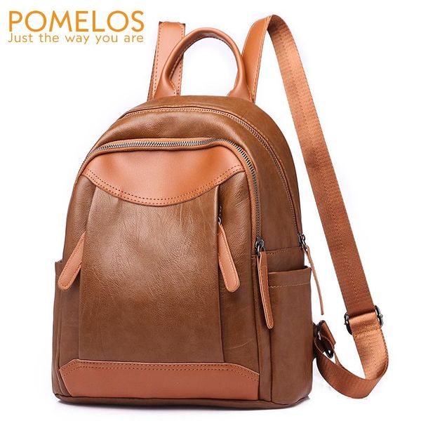 outdoor bags pomelos women backpack school for teenage girls pu leather vintage ladies female back pack
outdoor bags pomelos women backpack school for teenage girls pu leather vintage ladies female back pack