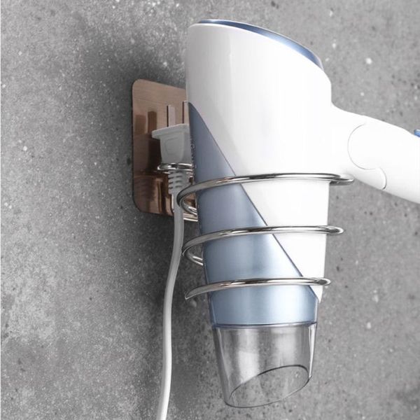hair dryer holder blower organizer adhesive wall mounted nail no drilling stainless steel spiral stand for bathroom
hair dryer holder blower organizer adhesive wall mounted nail no drilling stainless steel spiral stand for bathroom