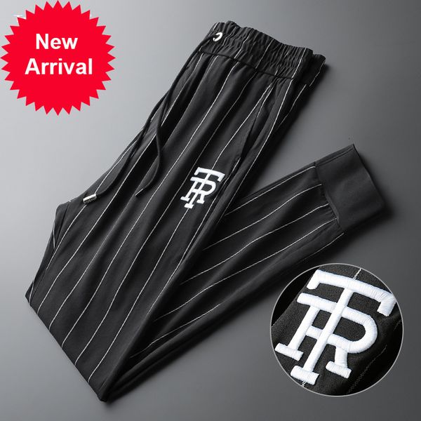 2021 new embroidered letter striped medium black men cordon complete fashion designer male pants corridors 2czm
2021 new embroidered letter striped medium black men cordon complete fashion designer male pants corridors 2czm