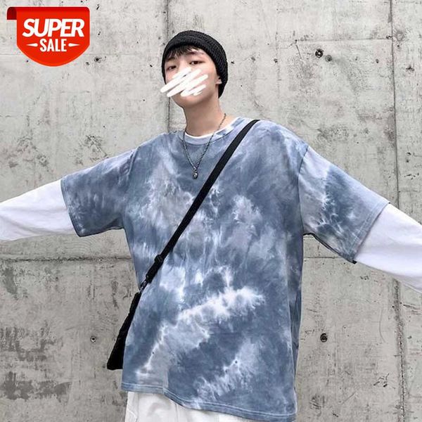 autumn new fake two-piece long-sleeved t-shirt male korean version trend wild tie-dye clothes loose ins tide brand compassionate #yu2b, White;black
autumn new fake two-piece long-sleeved t-shirt male korean version trend wild tie-dye clothes loose ins tide brand compassionate #yu2b, White;black