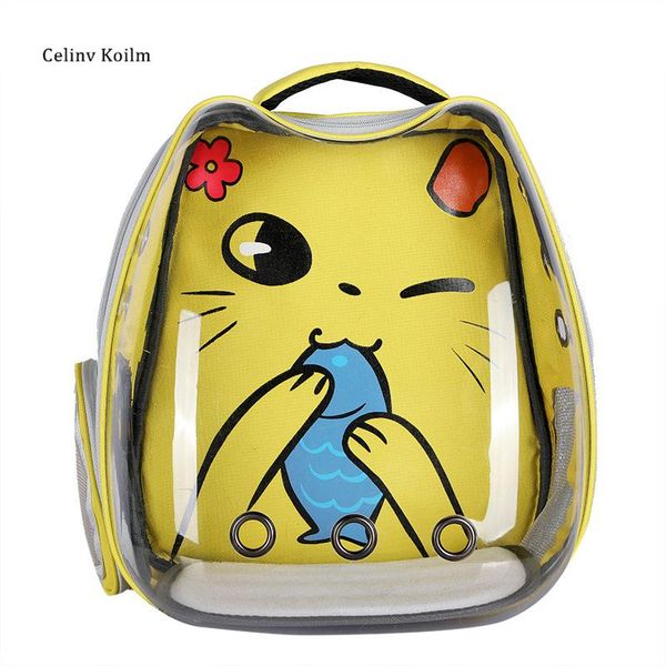 backpack celinv koilm cat bag transparent pet light to go out puppy portable space breathable animal backpac
backpack celinv koilm cat bag transparent pet light to go out puppy portable space breathable animal backpac