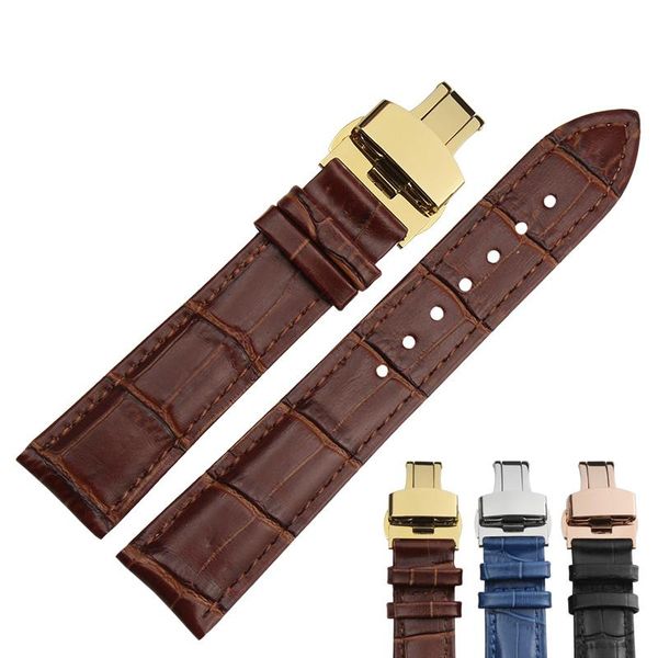 watch bands genuine leather men women wristband fashion leisure cow strap blue brown back push-button butterfly buckle 14-24mm, Black;brown
watch bands genuine leather men women wristband fashion leisure cow strap blue brown back push-button butterfly buckle 14-24mm, Black;brown