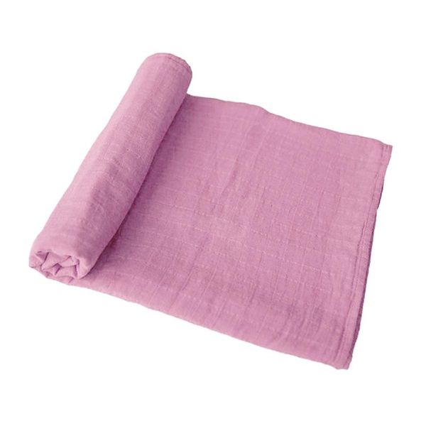 blankets & swaddling 120x120cm baby stroller blanket soft gauze infant born swaddle wrap sleepsack