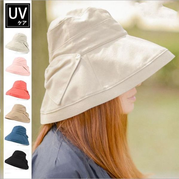 wide brim hats japanese ladies summer bowknot basin hat fisherman anti-ultraviolet sun protection outdoor cover cloth, Blue;gray
wide brim hats japanese ladies summer bowknot basin hat fisherman anti-ultraviolet sun protection outdoor cover cloth, Blue;gray