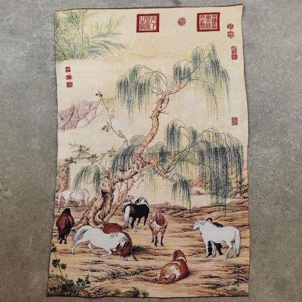 other arts and crafts brocade cloth painting su embroidery thangka portrait horse to success eight horses
other arts and crafts brocade cloth painting su embroidery thangka portrait horse to success eight horses