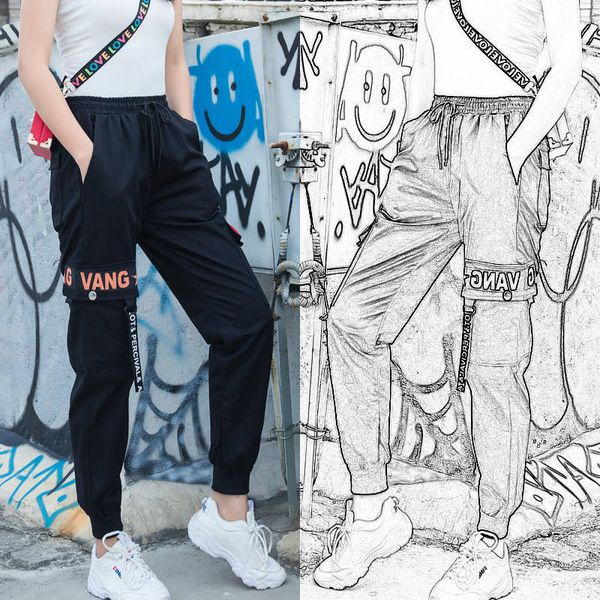 2021 new calas de lpis preto mulheres carga longa streetwear elstico cintura bolso pantalon femme japo harajuku casual kahaki pnts menina 97, Black;white
2021 new calas de lpis preto mulheres carga longa streetwear elstico cintura bolso pantalon femme japo harajuku casual kahaki pnts menina 97, Black;white