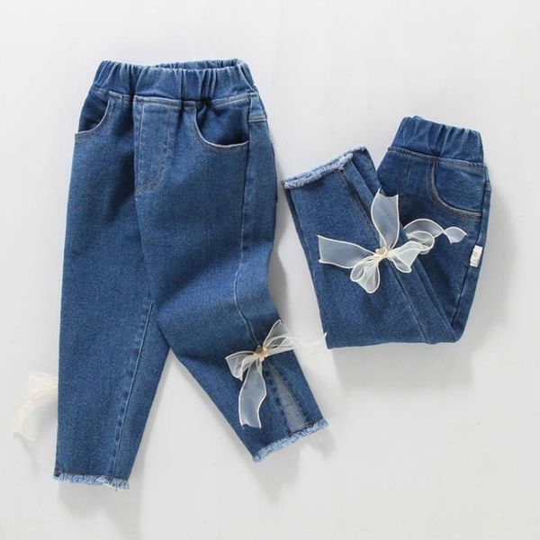 jeans croal cherie spring baby girls bow pants for elastic waist kids autumn children clothes, Blue
jeans croal cherie spring baby girls bow pants for elastic waist kids autumn children clothes, Blue