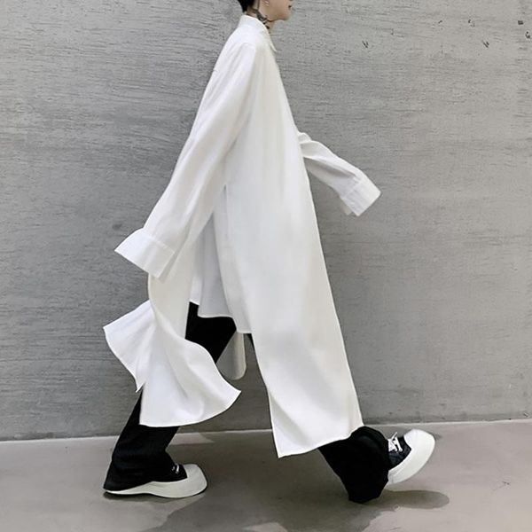 women's blouses & shirts 2021 style medium blouse casual patchwork full sleeve loose solid color shirt women yamamoto blusas, White
women's blouses & shirts 2021 style medium blouse casual patchwork full sleeve loose solid color shirt women yamamoto blusas, White