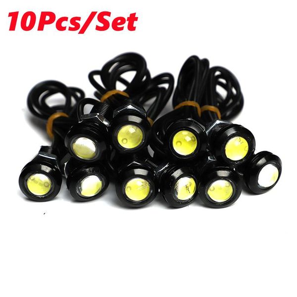 interior&external lights 10pcs/pack 18mm car eagle eye drl led daytime running cob 12v 10w backup reversing parking signal automobiles lamps
interior&external lights 10pcs/pack 18mm car eagle eye drl led daytime running cob 12v 10w backup reversing parking signal automobiles lamps