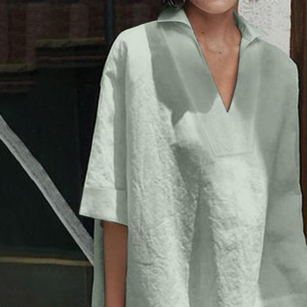 plus size fashion cotton linen blouse loose v neck tee casual summer female women short sleeve blusas pullover, White
plus size fashion cotton linen blouse loose v neck tee casual summer female women short sleeve blusas pullover, White