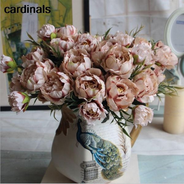 5 bouquet/8 heads pretty peony european style wedding mini rose artificial silk flower bouquet flores bride home decoration
5 bouquet/8 heads pretty peony european style wedding mini rose artificial silk flower bouquet flores bride home decoration