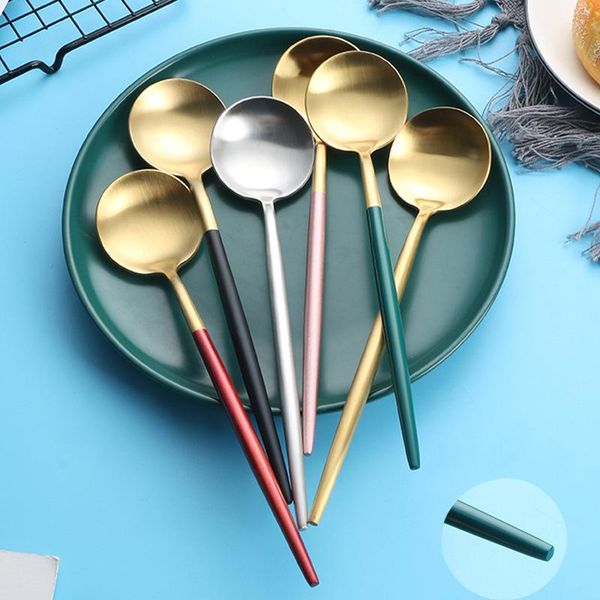 spoons 304 stainless steel spoon gold portugal cutlery western round meal coffee dessert
spoons 304 stainless steel spoon gold portugal cutlery western round meal coffee dessert
