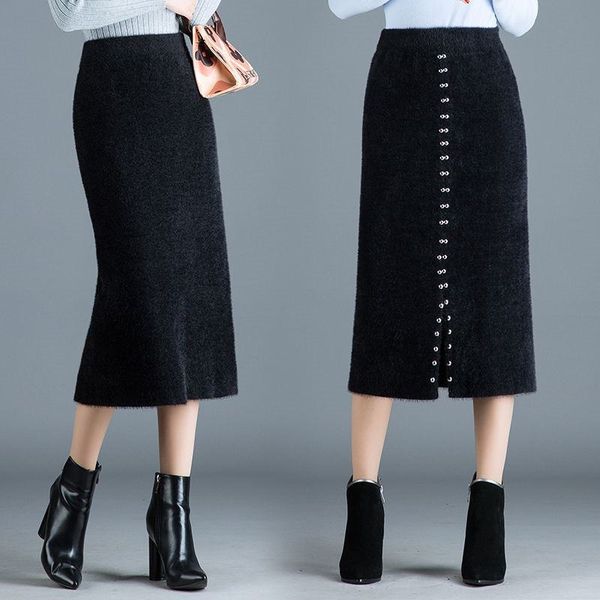 2021 winter flea imitated mink knitting wool stretch split hip quit female rhythm slim saias x129 o967, Black
2021 winter flea imitated mink knitting wool stretch split hip quit female rhythm slim saias x129 o967, Black