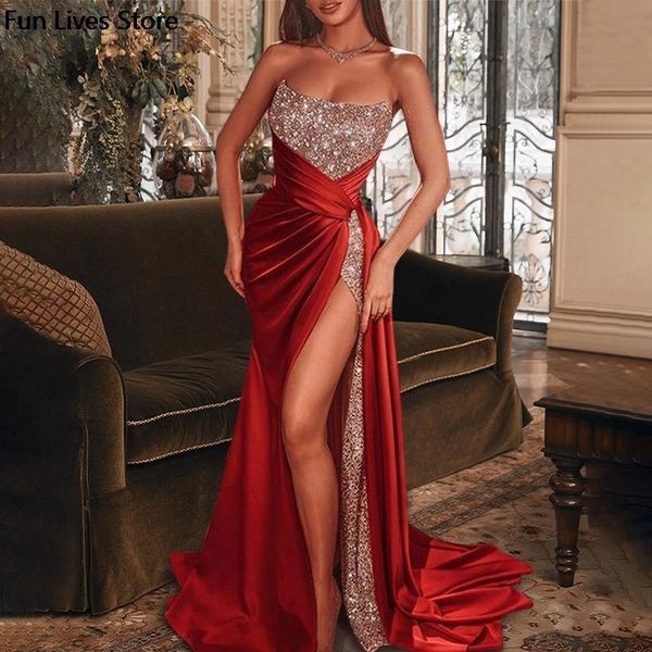 casual dresses patchwork women princess dress sequins elegant gown wedding party summer spring indoor shiny vestidos strapless, Black;gray 
casual dresses patchwork women princess dress sequins elegant gown wedding party summer spring indoor shiny vestidos strapless, Black;gray