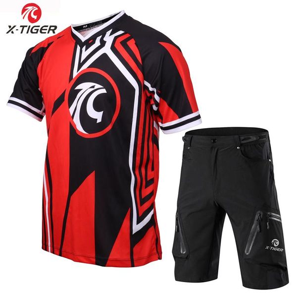 racing sets x-tiger downhill jerseys set quick-dry bike shirt cycling sports wear short sleeve summer dh, Black;blue
racing sets x-tiger downhill jerseys set quick-dry bike shirt cycling sports wear short sleeve summer dh, Black;blue