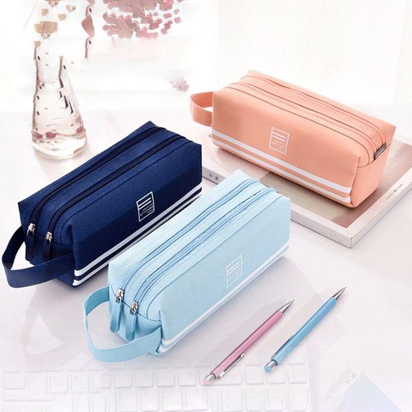 double zipper large pencil case kawaii school pencilcase pen bag box for girls gifts cute stationery supplies k92c
double zipper large pencil case kawaii school pencilcase pen bag box for girls gifts cute stationery supplies k92c