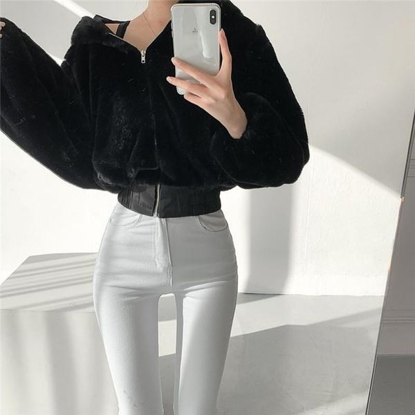 women's jackets retro puff sleeve mohair comfort soft thick winter coat elegant short zipper solid 2021 fashion parka, Black;brown
women's jackets retro puff sleeve mohair comfort soft thick winter coat elegant short zipper solid 2021 fashion parka, Black;brown