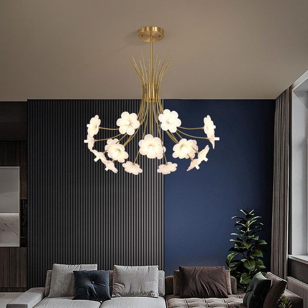 pendant lamps all copper light luxury living room chandelier nordic bedroom dining lamp simple household personality art petal
pendant lamps all copper light luxury living room chandelier nordic bedroom dining lamp simple household personality art petal
