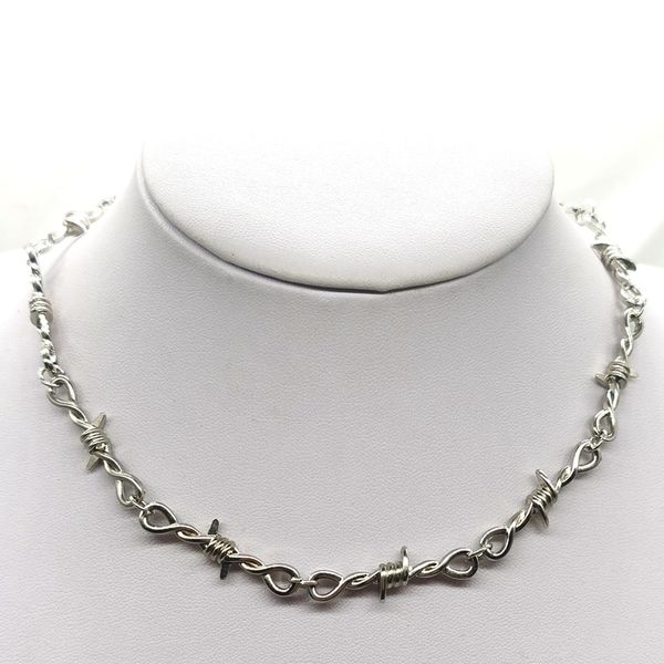 bracelet & necklace small wire brambles iron women hip-hop gothic punk style barbed little thorns chain choker gifts jewelry, Silver
bracelet & necklace small wire brambles iron women hip-hop gothic punk style barbed little thorns chain choker gifts jewelry, Silver
