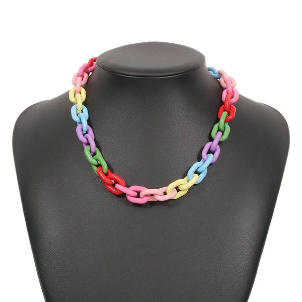 chokers 2021 multicolor resin chunky statement necklaces for women link chain collar hip hop aesthetic necklace accessories femme, Golden;silver
chokers 2021 multicolor resin chunky statement necklaces for women link chain collar hip hop aesthetic necklace accessories femme, Golden;silver
