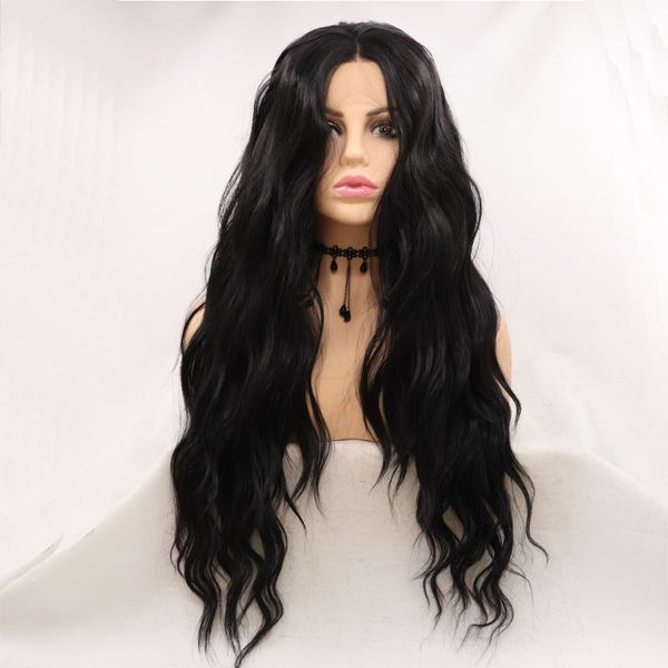 synthetic wigs long black straight lace front wig curly glueless body water wave pre plucked hair for women cosplay frontal
synthetic wigs long black straight lace front wig curly glueless body water wave pre plucked hair for women cosplay frontal