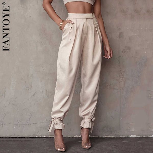 women's pants & capris satin lace up high waist harem zipper women autumn pleated loose pockets long trousers casual office ladies pant, Black;white
women's pants & capris satin lace up high waist harem zipper women autumn pleated loose pockets long trousers casual office ladies pant, Black;white