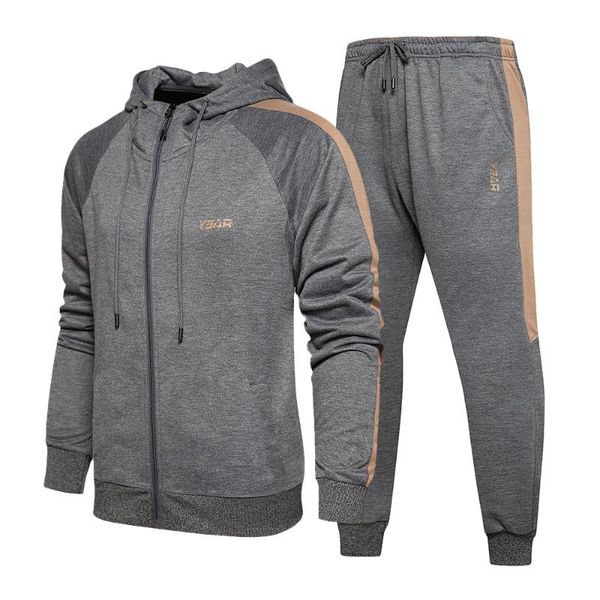 men's tracksuits tracksuit men spring fitness workout running suit casual hoodies + sweatpants 2 pieces sets male, Gray
men's tracksuits tracksuit men spring fitness workout running suit casual hoodies + sweatpants 2 pieces sets male, Gray