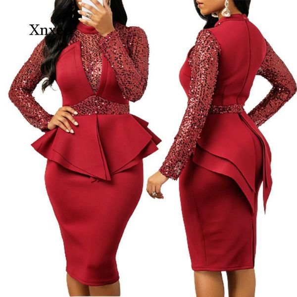 women's swimwear zipper midi pencil dress spring sequins office lady ruffles bud full sleeve slivers ruffle dresses, White;black
women's swimwear zipper midi pencil dress spring sequins office lady ruffles bud full sleeve slivers ruffle dresses, White;black