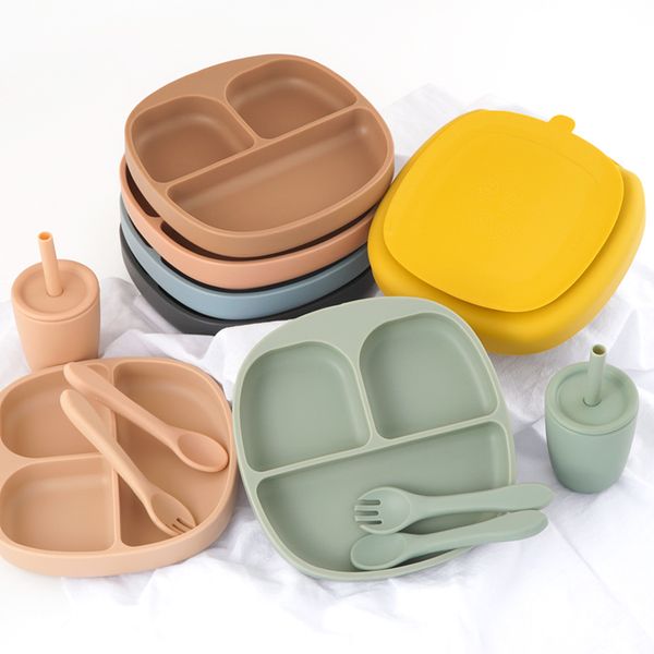 customized newborn accessories soft silicone tableware fashionable feeding plate waterproof food tray spork straw cup baby stuff
customized newborn accessories soft silicone tableware fashionable feeding plate waterproof food tray spork straw cup baby stuff