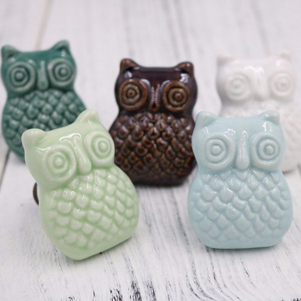 piece ceramic owl shape cabinet knob closet cupboard door dresser drawer pull handle kid furniture knob handle
piece ceramic owl shape cabinet knob closet cupboard door dresser drawer pull handle kid furniture knob handle