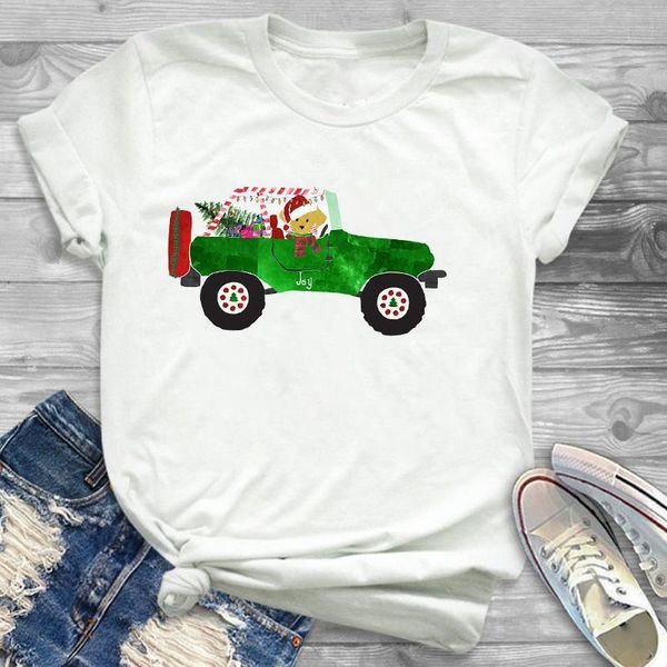 merry christmas women men t-shirt cute cartoon car print shirt female santa claus reindeer short sleeve tee shirt, White
merry christmas women men t-shirt cute cartoon car print shirt female santa claus reindeer short sleeve tee shirt, White